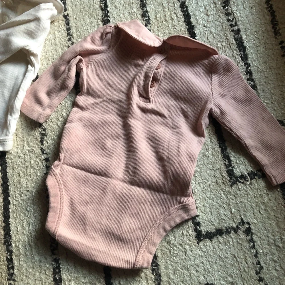 Baby Gap ribbed Peter Pan collar onesie